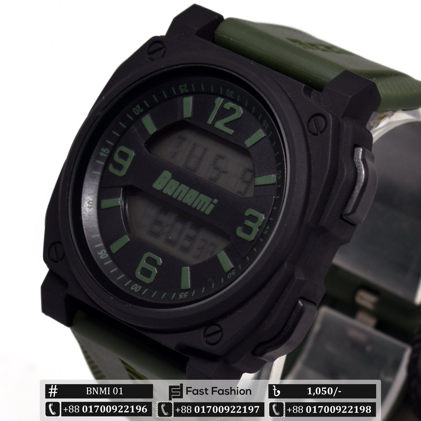 Sports Watch Original BNMI LED Wristwatch LED Watch for Men - BNMI 01
