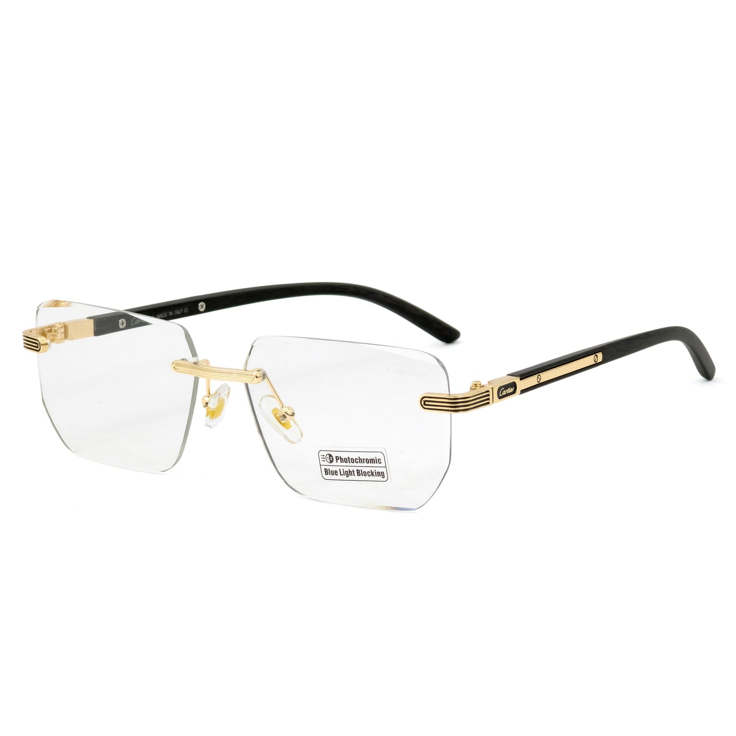 CARTIER Rimless Photochromic Sunglass | CRTR 77 B