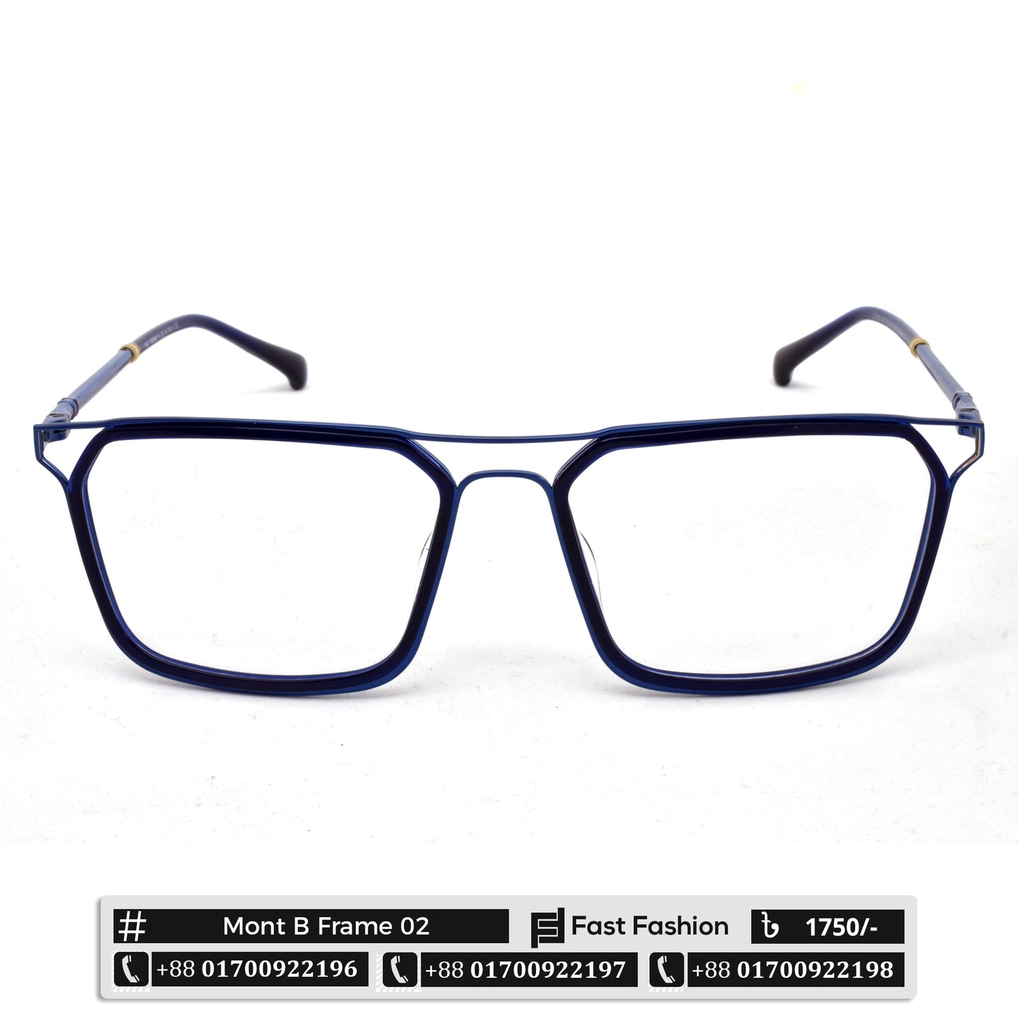 Trendy Stylish Optic Frame | Mont B Frame 02 | Premium Quality