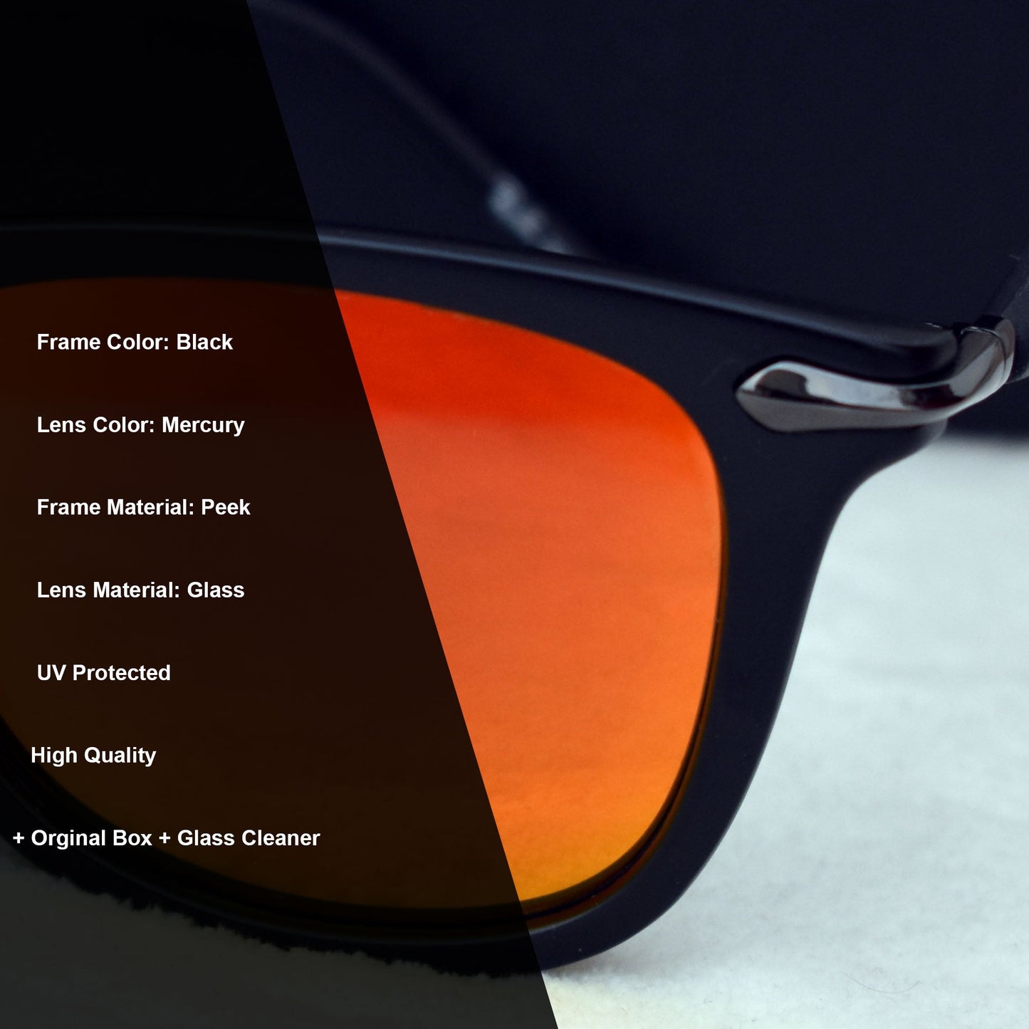 Trendy Stylish Mercury Wayfarer Sunglass for Men | RB 101