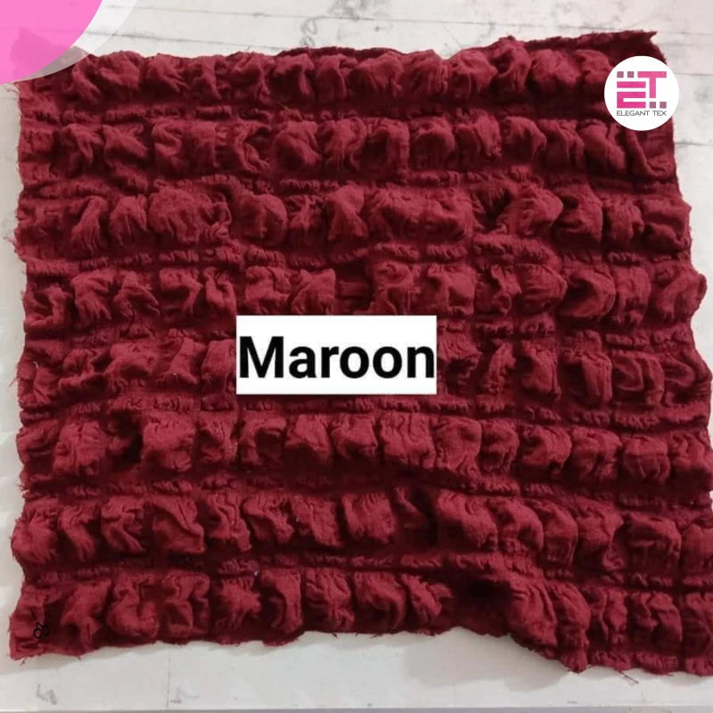 Turky Sofa Cover | Maroon Color | Solid