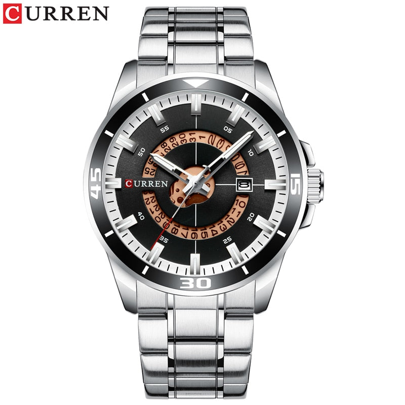 Original Trendy Stylish Stainless Steel CURREN Watch | Curren 28