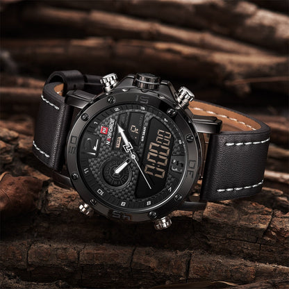 Original NAVIFORCE Stylish Waterproof Quartz Watch for Men | NF 39