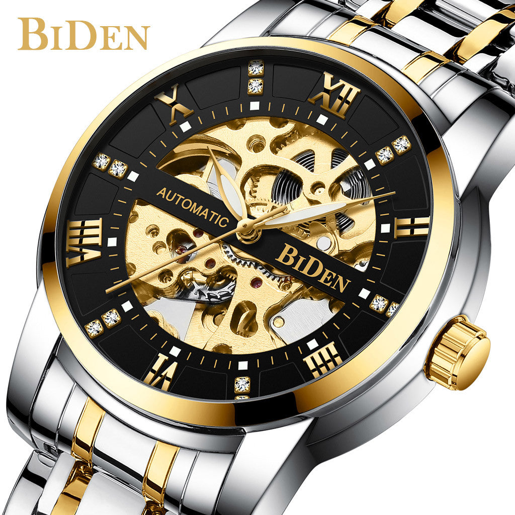 Original BIDEN Mechanical Automatic Self-Wind Wristwatche Watch - Biden 46