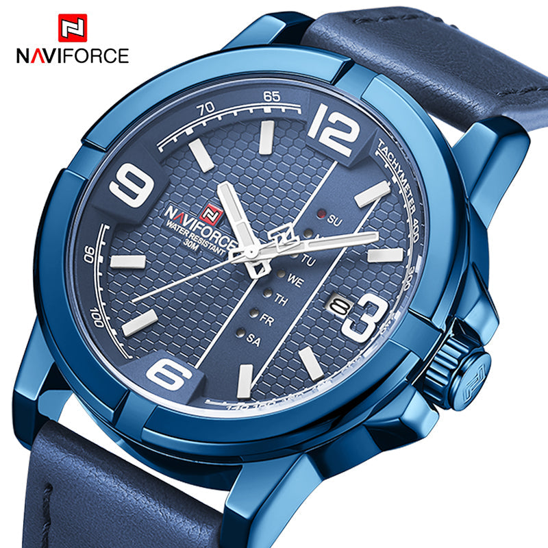 Original Premium Quality NAVIFORCE Stylish Waterproof Quartz Watch for Men | NF 50