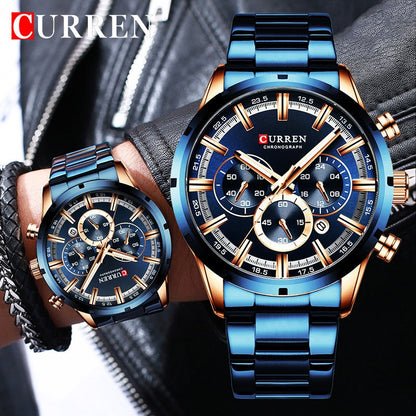 Trendy Stylish Stainless Steel CURREN Watch 8355 | Curren 23