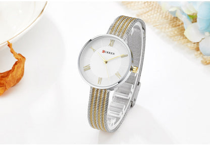 Original Trendy Stylish Stainless Steel CURREN Watch for Women | Curren L 06