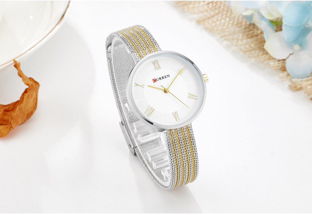 Original Trendy Stylish Stainless Steel CURREN Watch for Women | Curren L 06