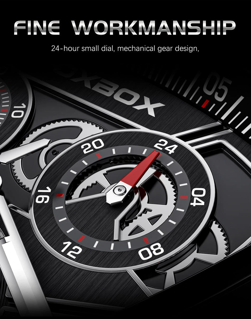 FOXBOX Luxury Quartz Waterproof Chronograph Watch | Foxbox 01