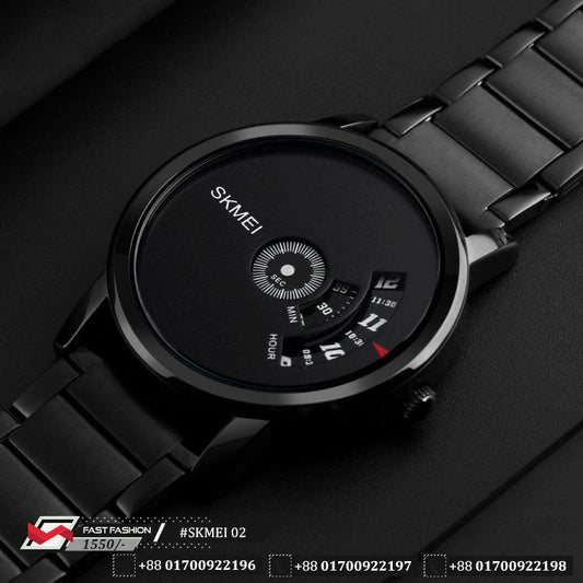 Unique Stylish Quartz Creative Waterproof SKMEI Watch | SKMEI 02