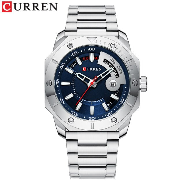 Original Trendy Stylish Stainless Steel CURREN Watch for Men | Curren 55