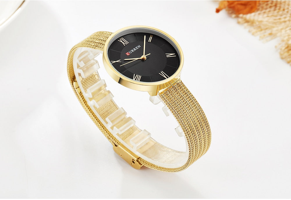 Original Trendy Stylish Stainless Steel CURREN Watch for Women | Curren L 06