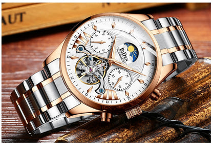 Original BIDEN Luxury Mechanical Automatic Self-Wind Wristwatche Watch - Biden 45