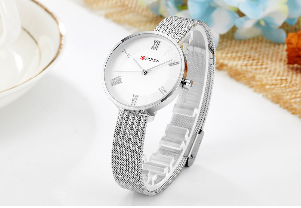 Original Trendy Stylish Stainless Steel CURREN Watch for Women | Curren L 06