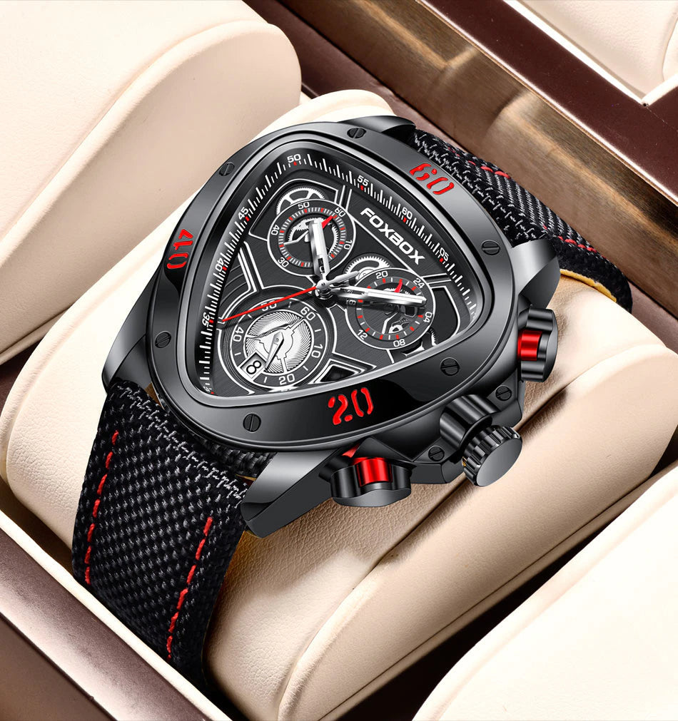 FOXBOX Luxury Quartz Waterproof Chronograph Watch | Foxbox 01