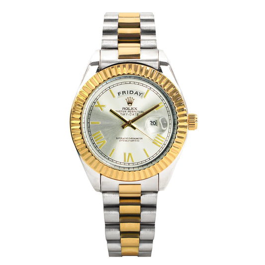 Premium Quality Full Day Date Quartz Watch | RLX Watch A46 G