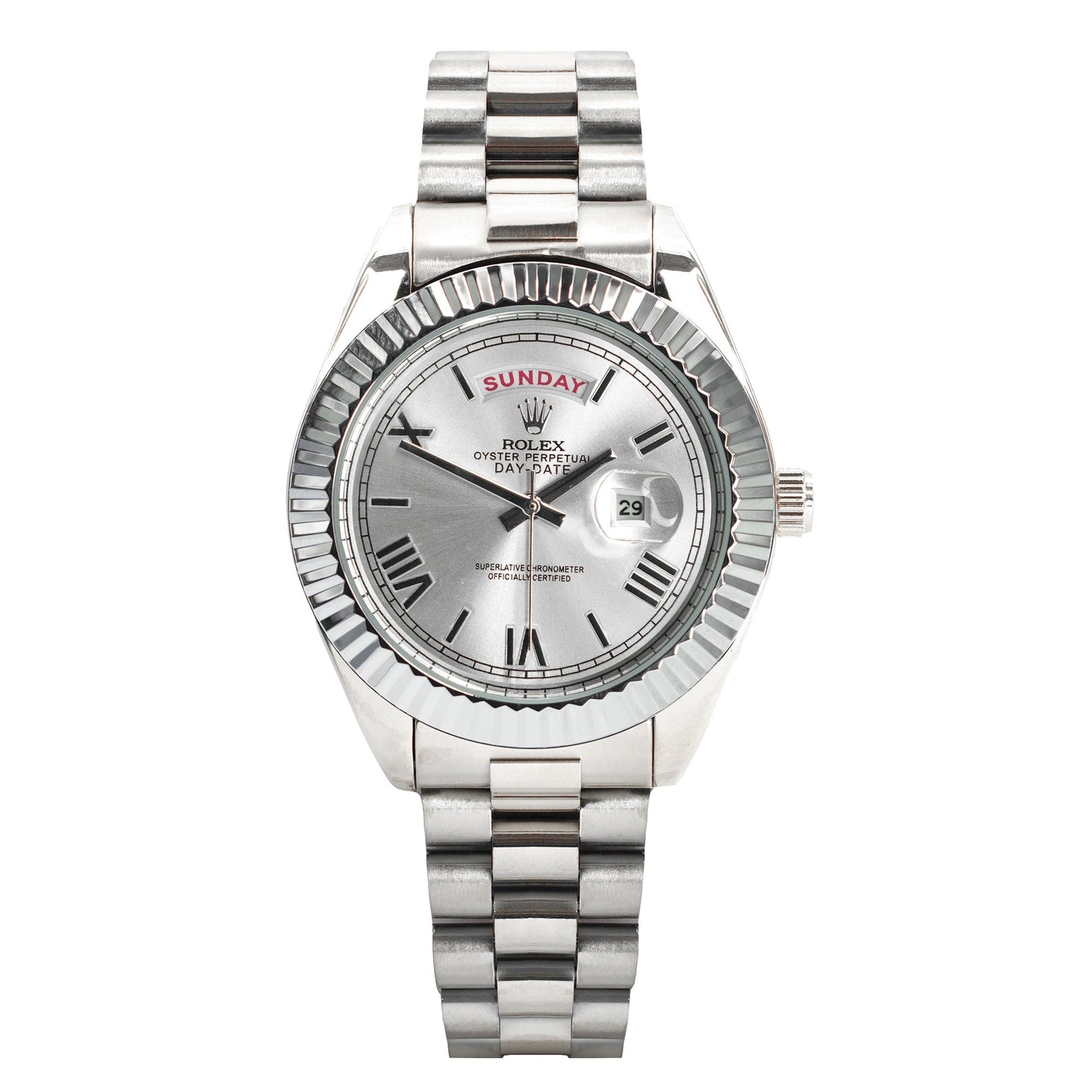 Premium Quality Full Day Date Quartz Watch | RLX Watch A46 F