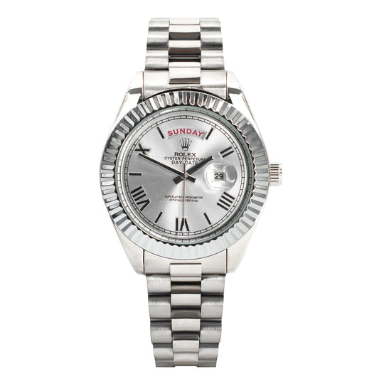 Premium Quality Full Day Date Quartz Watch | RLX Watch A46 F