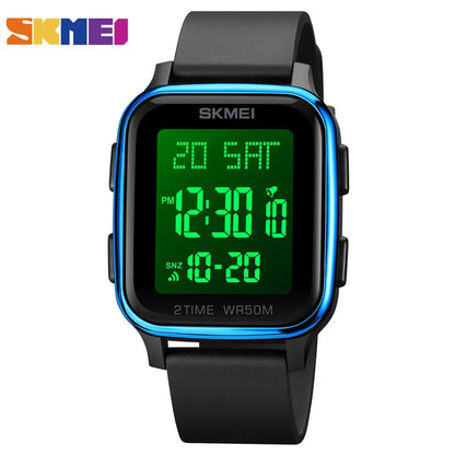 SKMEI 5Bar Waterproof LED Digital Watch | SKMEI 1858