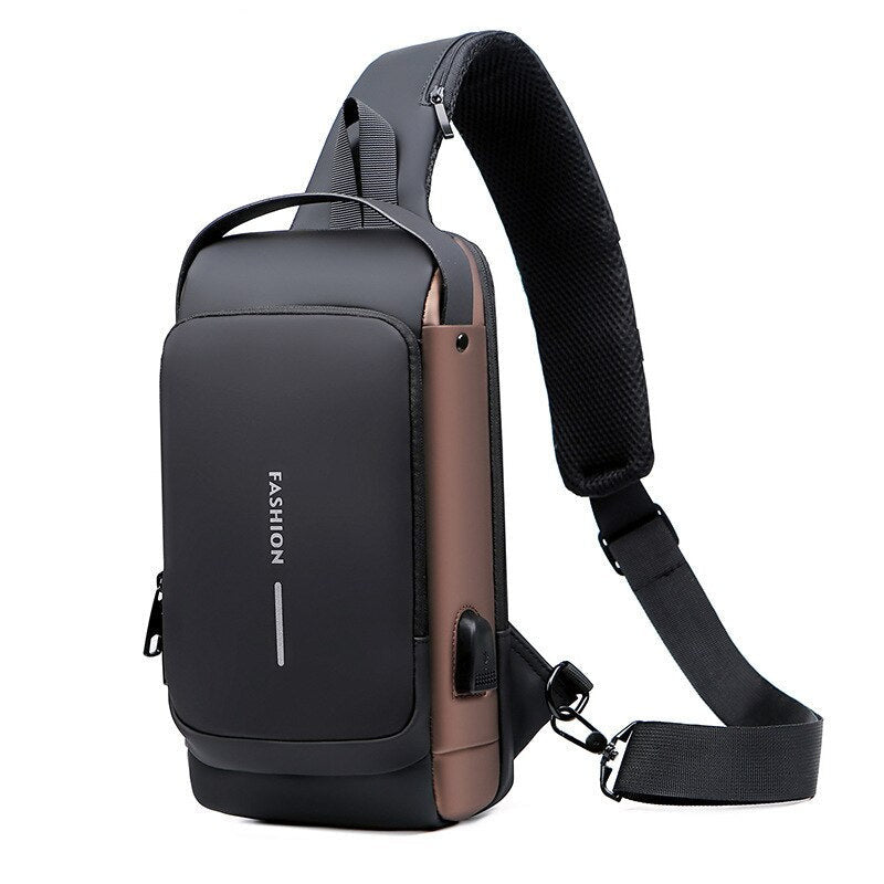 Crossbody Bag Anti-theft Shoulder Bag | USB charging Messenger Bag | Waterproof Chest Bag | KN Side Bag 05