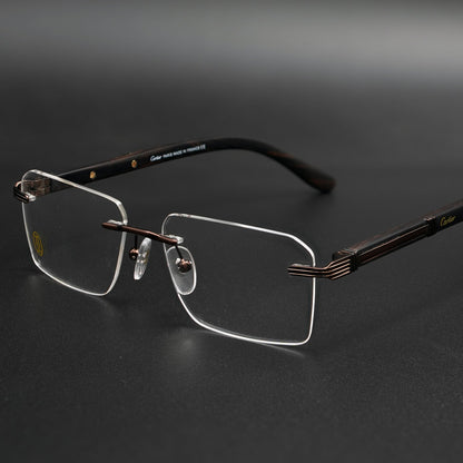 CARTIER Rimless Eye Glass | Optic Frame | CRTR Frame 45 C
