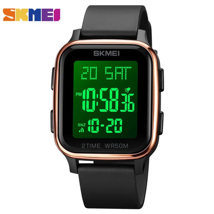 SKMEI 5Bar Waterproof LED Digital Watch | SKMEI 1858