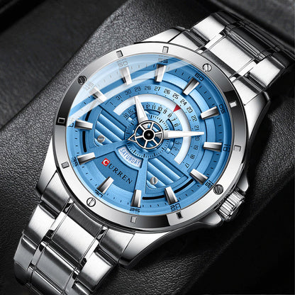 Original Trendy Stylish Stainless Steel CURREN Watch - Curren 56