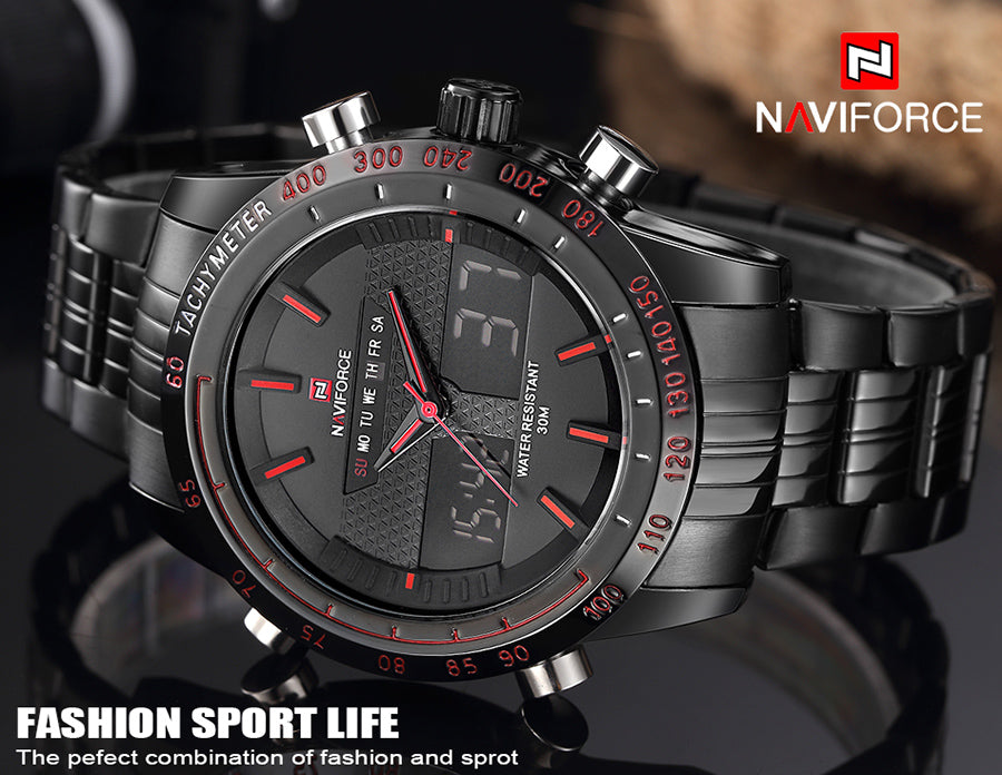 NAVIFORCE Luxury Brand Men Fashion Sport Watch - Imported from China | Premium Quality