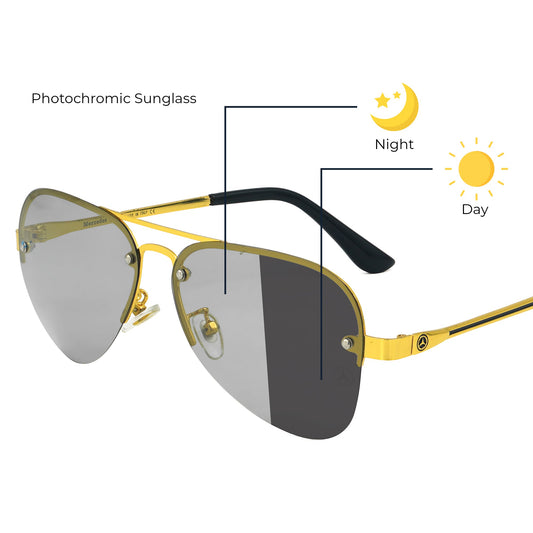 Mercedes Benz Photochromic Polarized Sunglass | PhotoSun | MB 752 B