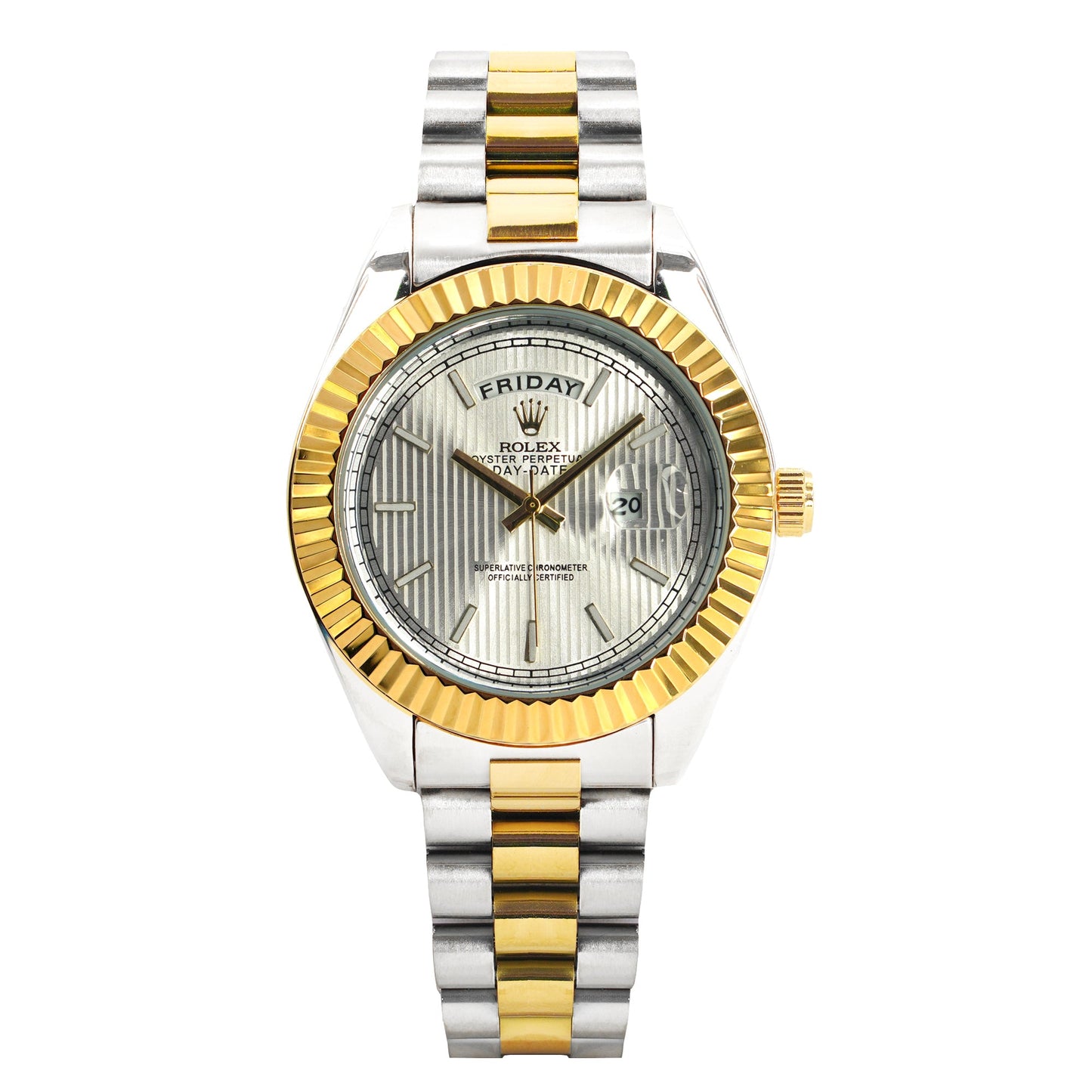 Premium Quality Full Day Date Quartz Watch | RLX Watch A46 K