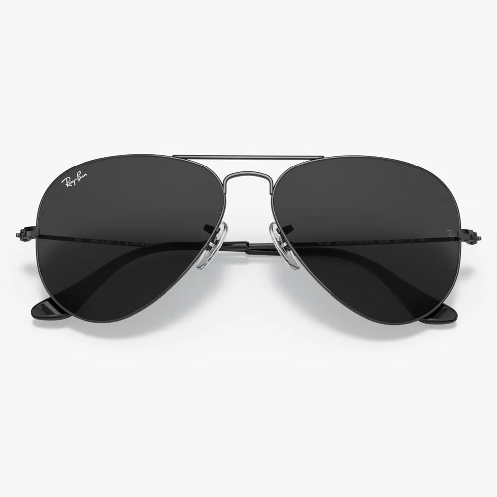 Rayban Aviator Sunglass | RB 74 Black | Pailot Shape Sunglass