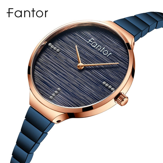 Original Fantor Luxury Mesh Steel Waterproof Quartz Watch for Women | Fantor 30