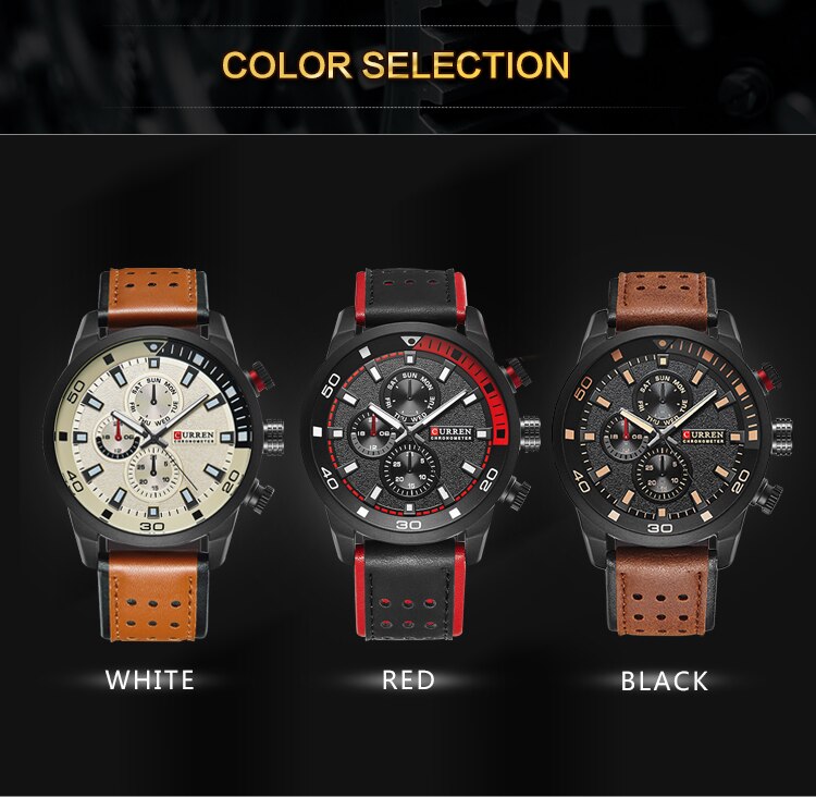 Trendy Stylish Stainless Steel Original CURREN Watch for Men | Curren 42