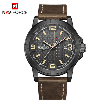 Original Premium Quality NAVIFORCE Stylish Waterproof Quartz Watch for Men | NF 50