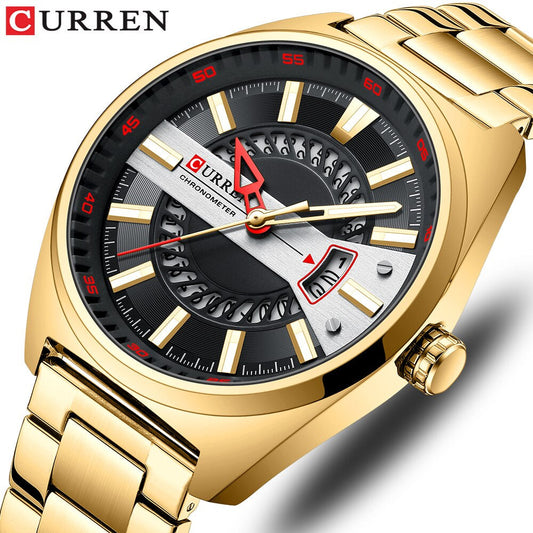 Original Trendy Stylish Stainless Steel CURREN Watch - Curren 62