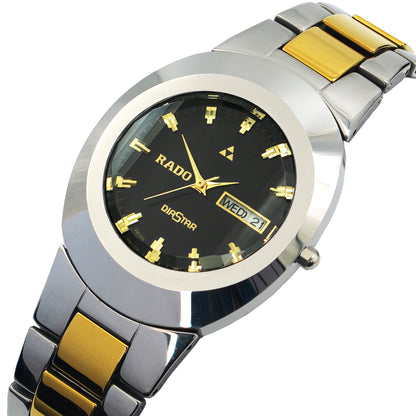 Premium Quality Rado Ceramic Stainless Steel Mix Quartz Watch | RAD Watch CS 53 B