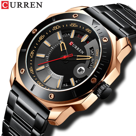 Original Trendy Stylish Stainless Steel CURREN Watch for Men | Curren 55