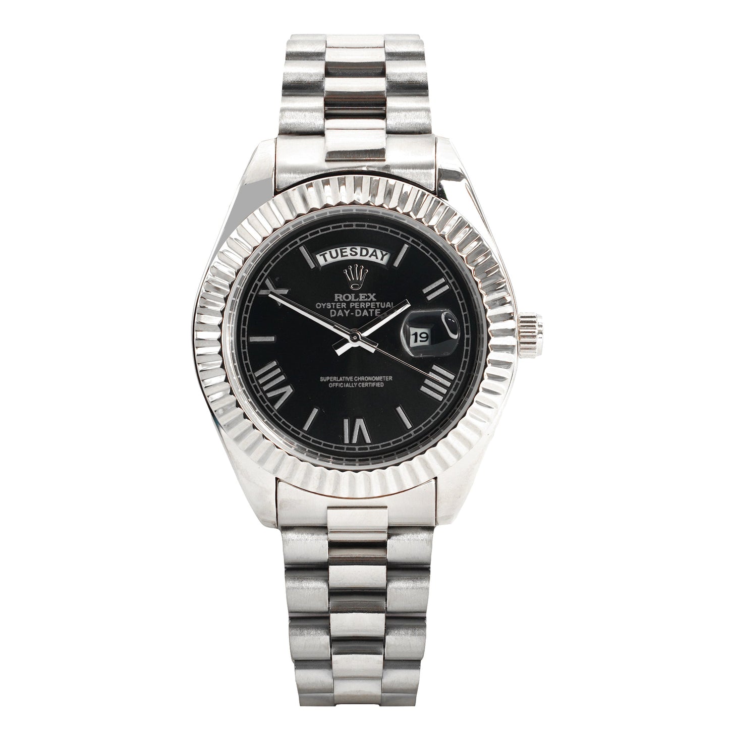 Premium Quality Full Day Date Quartz Watch | RLX Watch A46 D