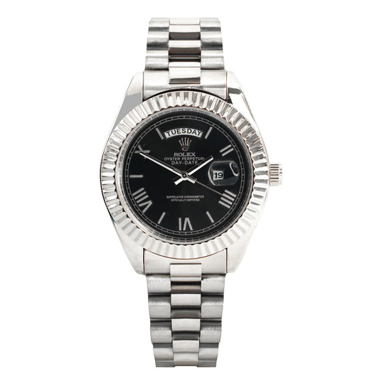 Premium Quality Full Day Date Quartz Watch | RLX Watch A46 D
