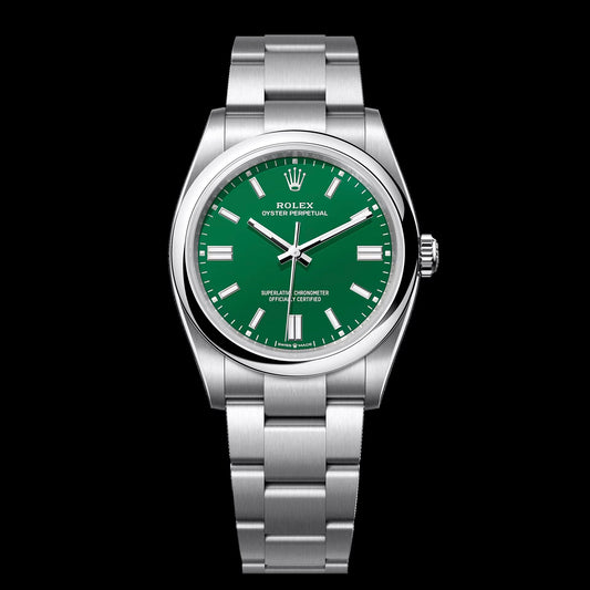 1:1 Luxury Automatic Mechanical Watch | RLX Watch OP 36 Silver Green