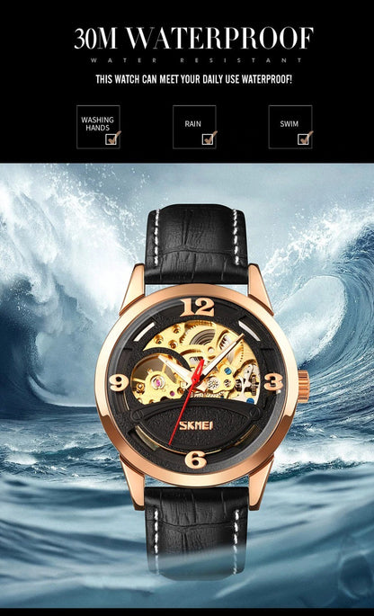 Original SKMEI Luxury Mechanical Watch For Men - SKMEI 37