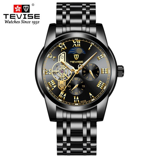 Original Tevise Mechanical Automatic Premium Quality Watch - Tevise 15