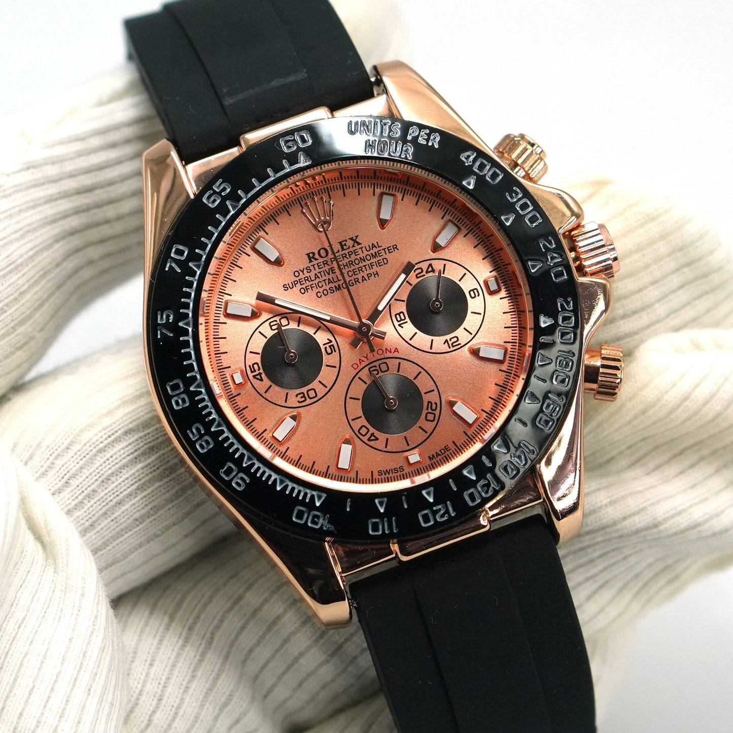 Premium Quality Day Tona Chronograph Quartz Watch | RLX Watch DT 50 A