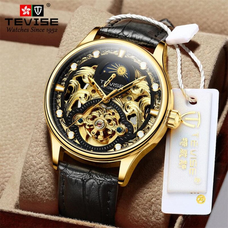 Luxury Tevise Mechanical Automatic Premium Quality Watch - Tevise 21