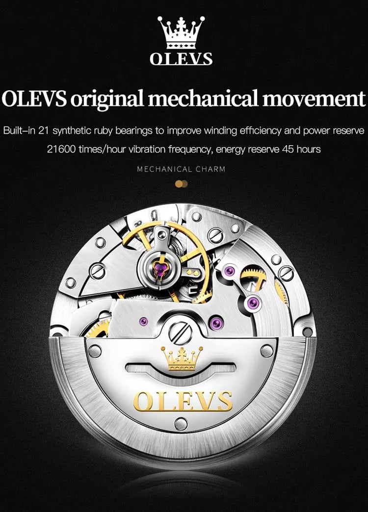 OLEVS Automatic Mechanical Watch | OLEVS Watch 19