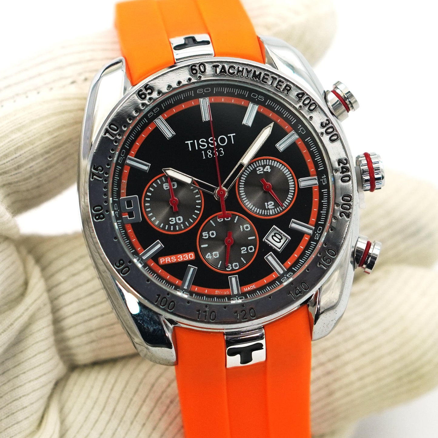 Tissot Premium Quality Chronograph Fiber Belt Mens Watch | TST CFB 70 D