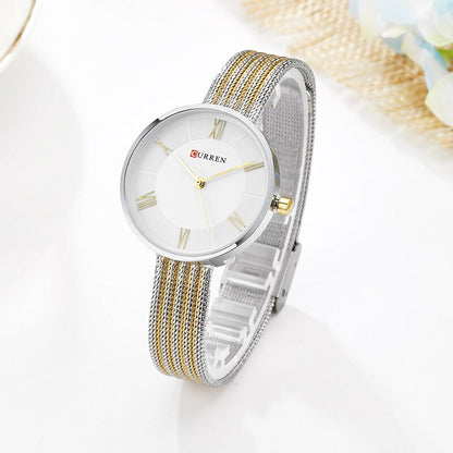 Original Trendy Stylish Stainless Steel CURREN Watch for Women | Curren L 06