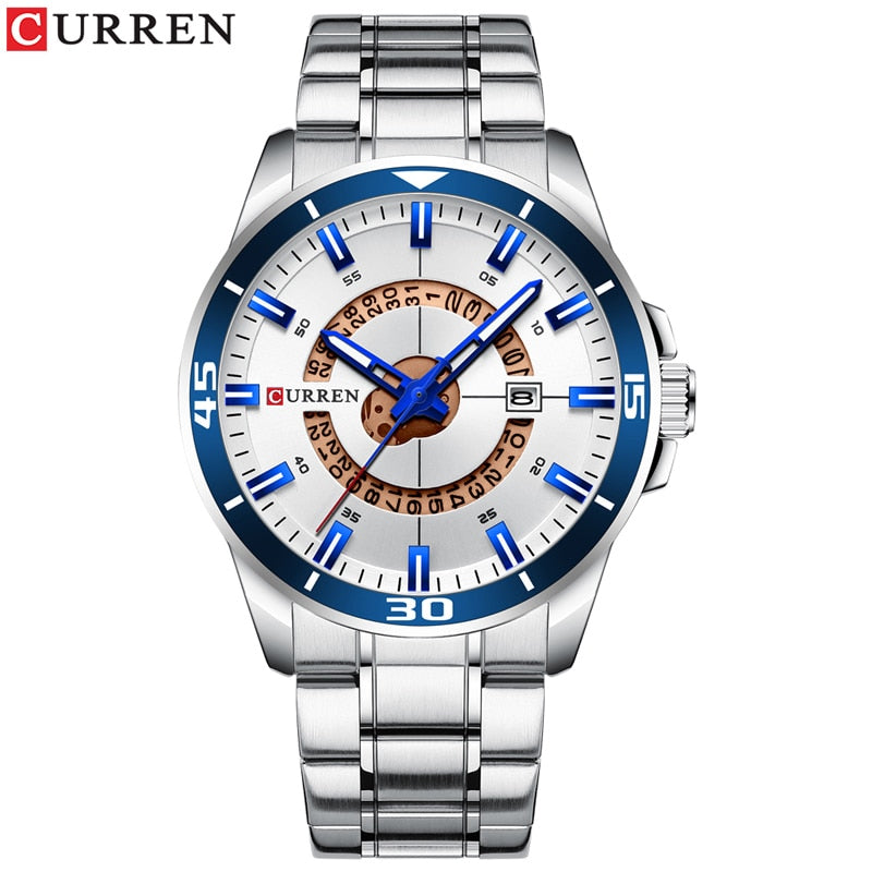 Original Trendy Stylish Stainless Steel CURREN Watch | Curren 28