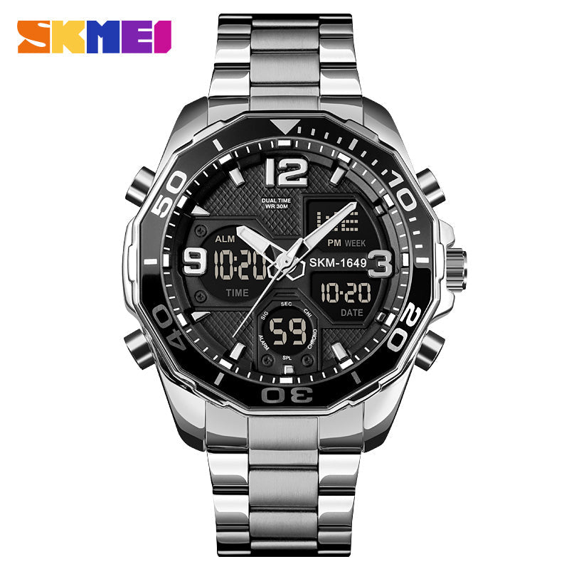 SKMEI 1649 Digital Analog LED Quartz Watch