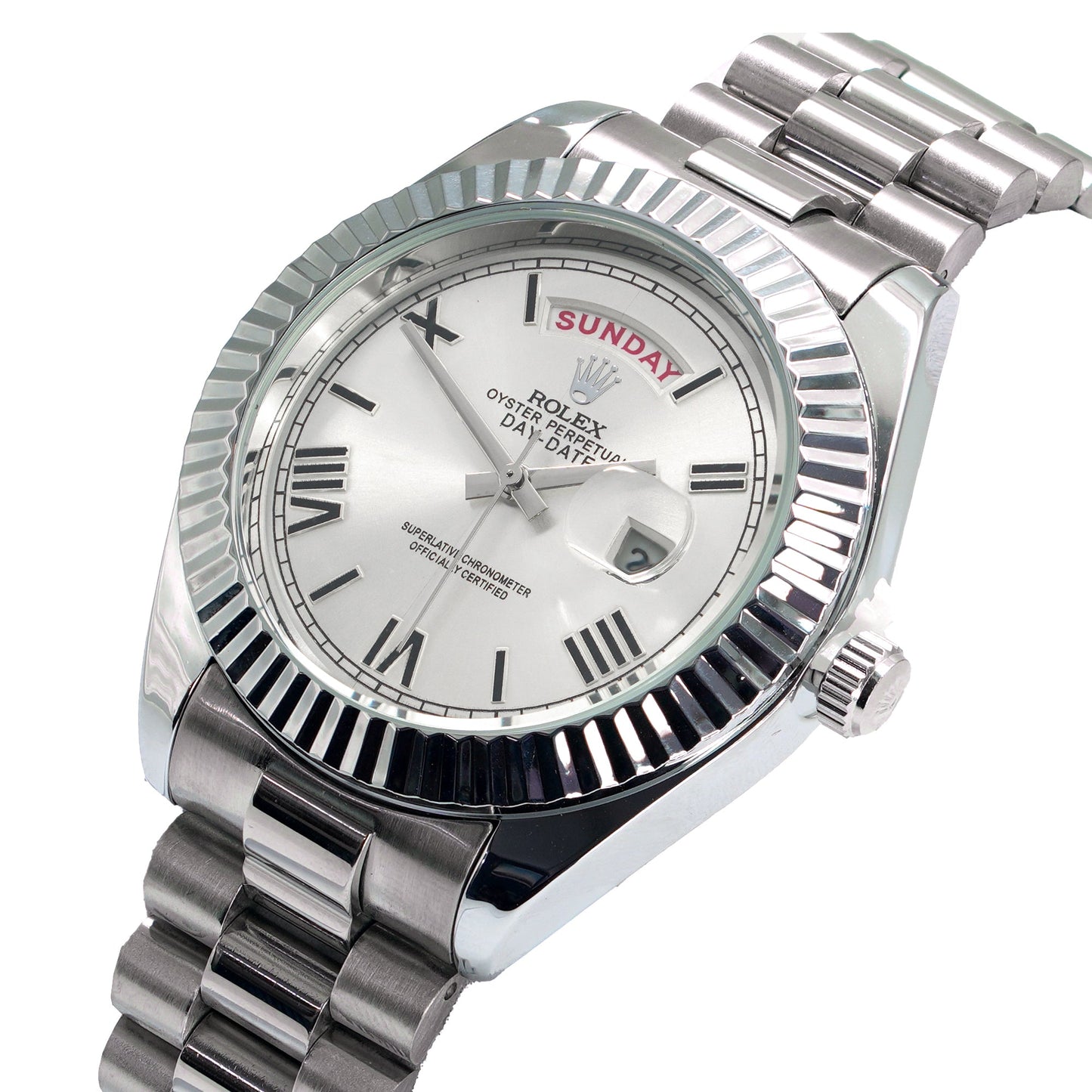 Premium Quality Full Day Date Quartz Watch | RLX Watch A46 F